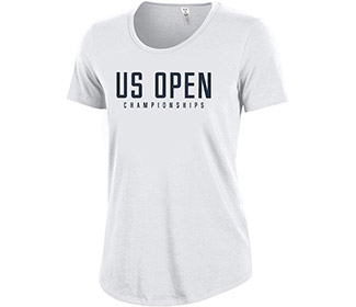 US Open '18 U.A. Crossed Racquets T (W) White