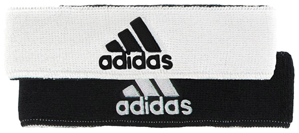 adidas Interval Reversible Headband (White/Black)