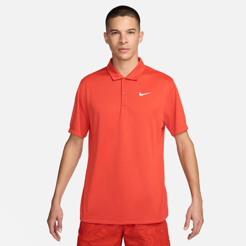Nike Court Dri-FIT Solid Polo (M) (Rust Factor)