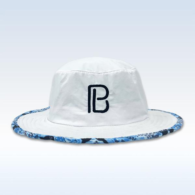 Pickleball Bella Graffiti 2 Bucket Hat (White/Blue)