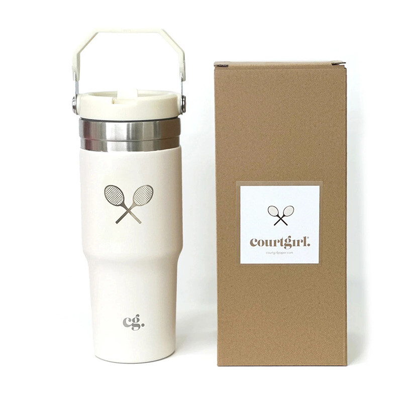 courtgirl Passion Tennis Tumbler (30 oz)