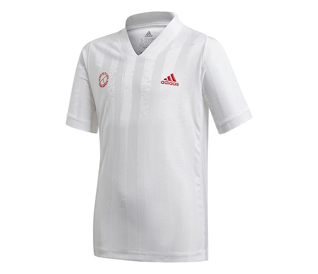 adidas Boys Freelift Tee Engineered (White)