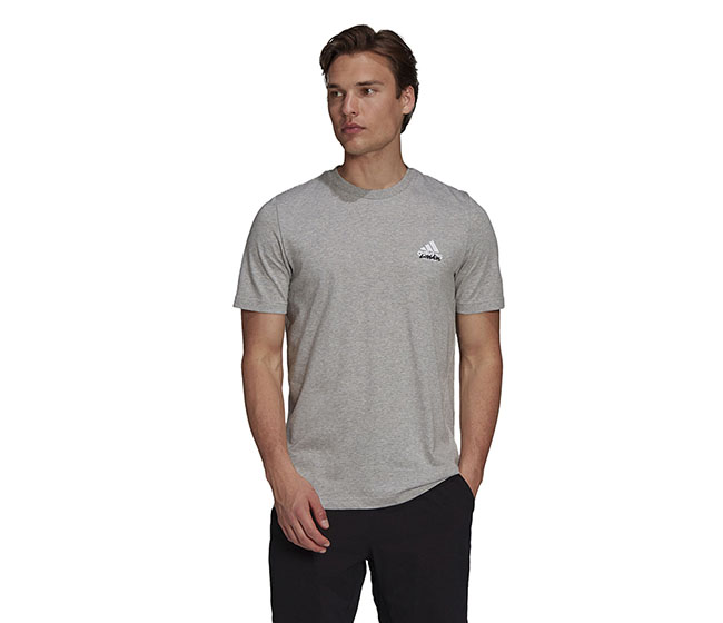 adidas Tennis Graphic Wimbledon Tee (M) (Grey)