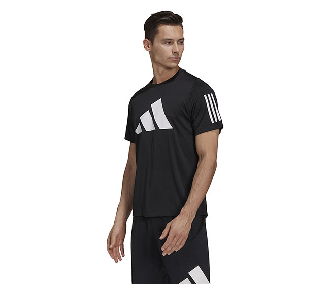 adidas Freelift 3 Bar Tee (M) (Black)