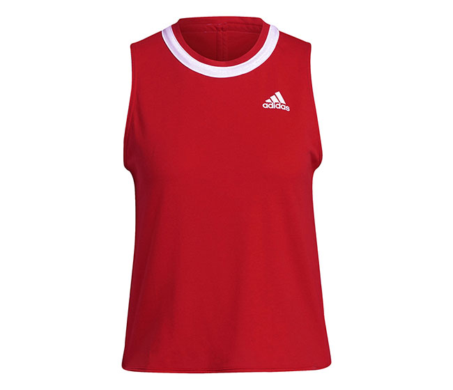 adidas Club Knot Tank (W) (Red)
