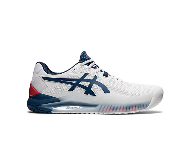 Asics GEL Resolution 8 (M) (White/Blue)