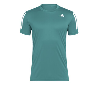 adidas Club 3 Stripes Tee (M) (Powder Teal)