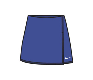 Nike Court Team Dri-FIT Victory Straight Skirt (W) (Royal)